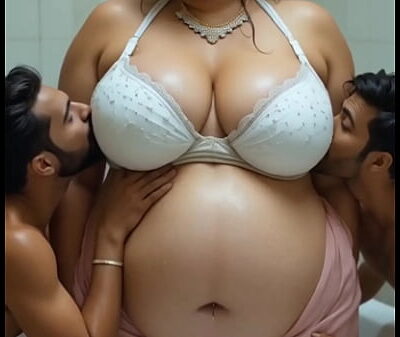 Indian threesome with one girl